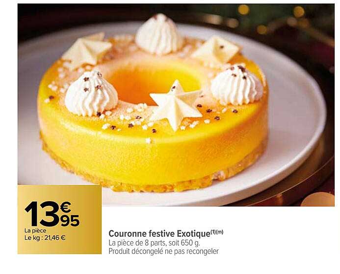 couronne festive exotique