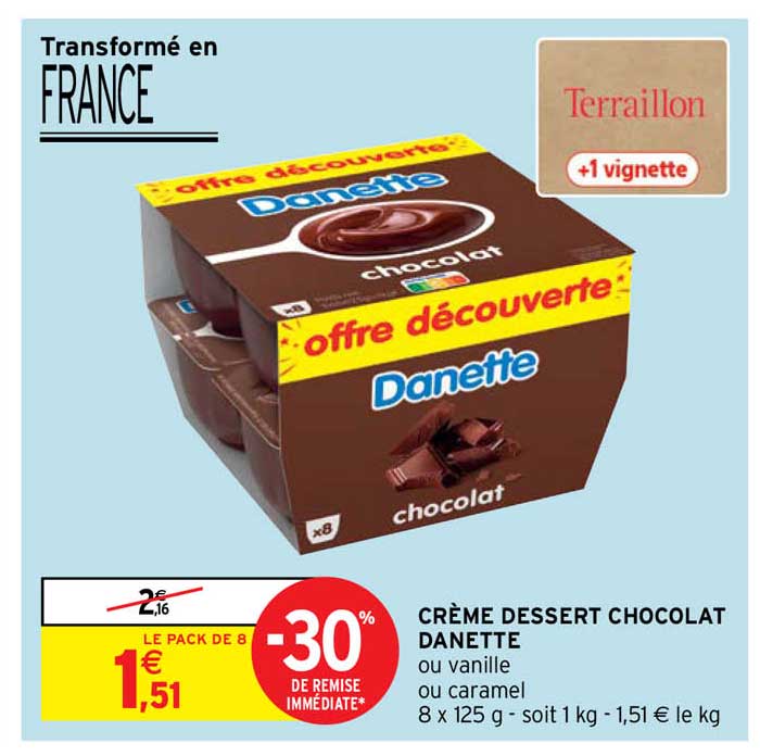 Crème Dessert Chocolat Danette