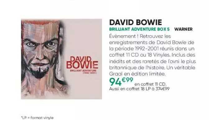 david bowie - brilliant adventure box 5