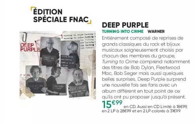 deep purple - turning into crime