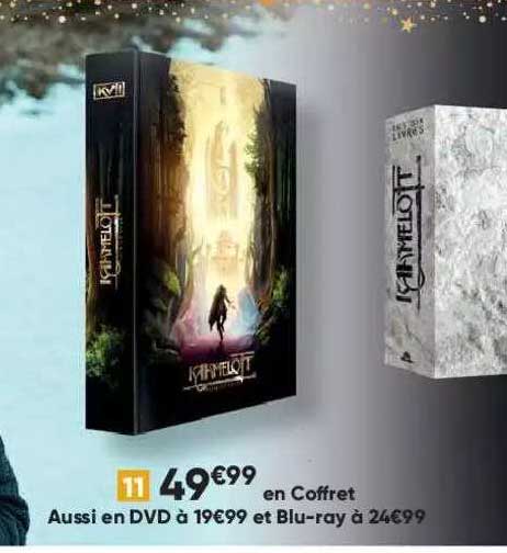 en coffret , dvd et blue-ray kaamelott
