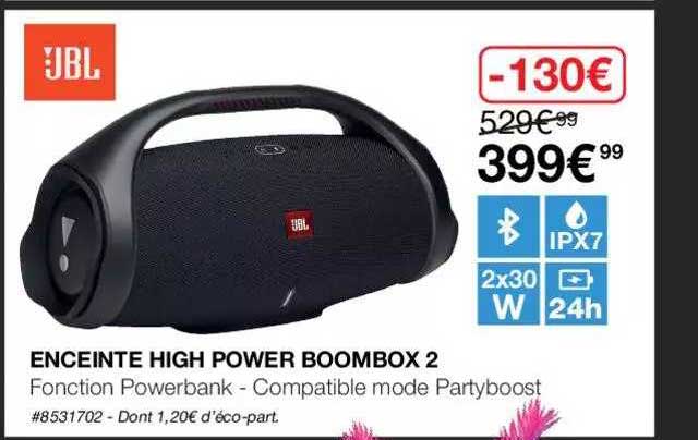 enceinte high power boombox 2 jbl
