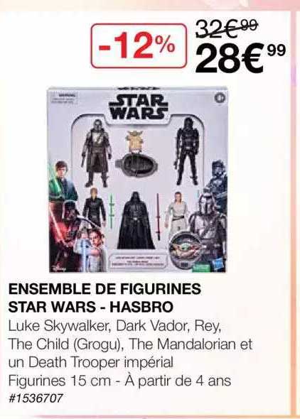 ensemble de figurines star wars - hasbro
