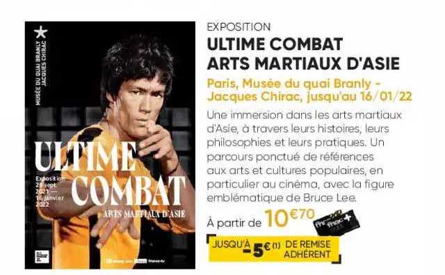 exposition - ultime combat arts martiaux d'asie
