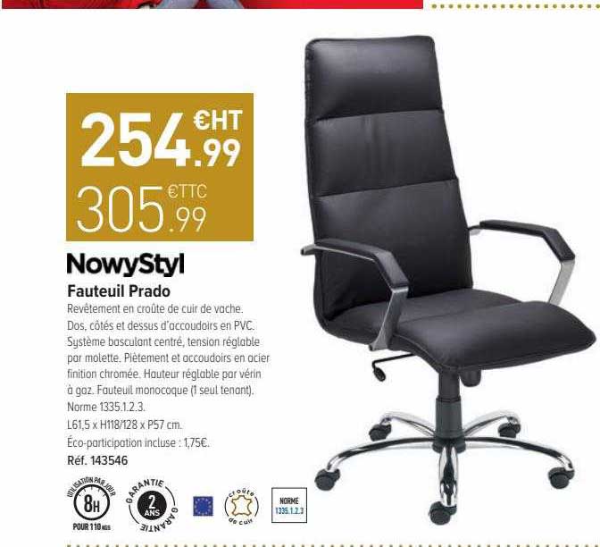 fauteuil prado nowyStyl