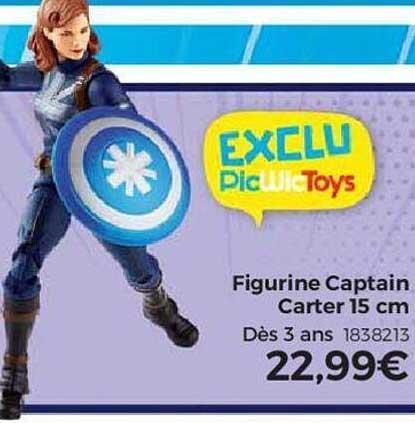figurine captain carter 15 cm