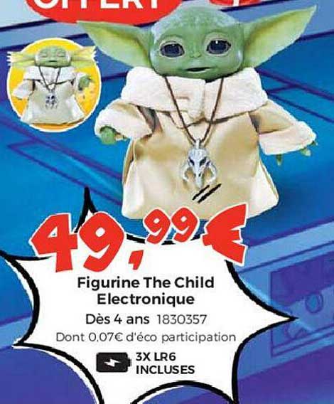 figurine the child électronique