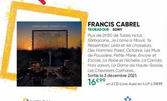 francis cabrel - trobadour