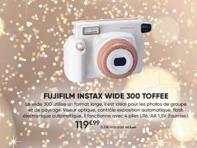 fujifilm instax wide 300 toffee