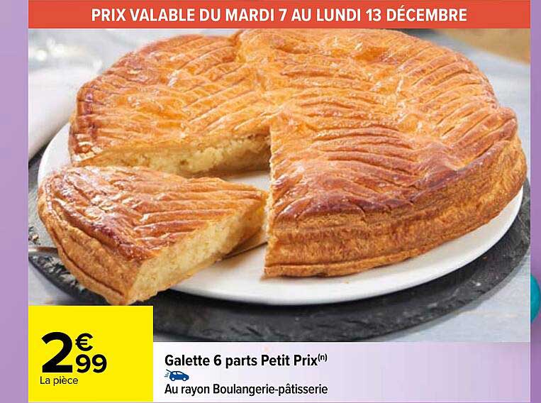 Galette 6 Parts Petit Prix
