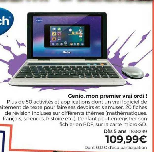 genio, mon premier vrai ordi !