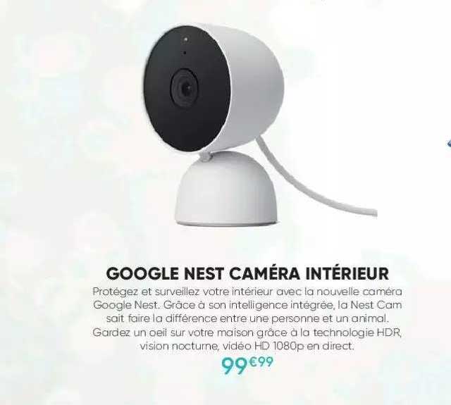 google nest caméra intérieur