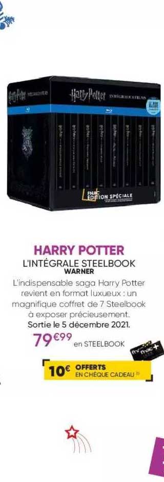 harry potter - l'intégrale steelbook