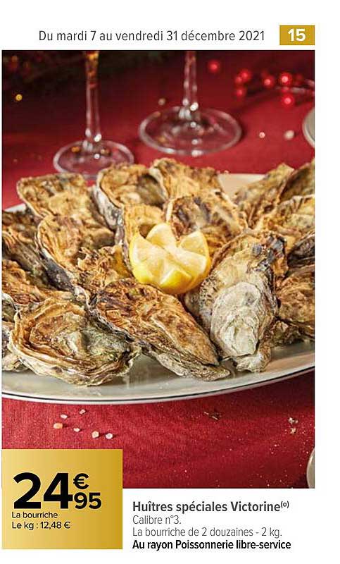 huîtres spéciales victorine