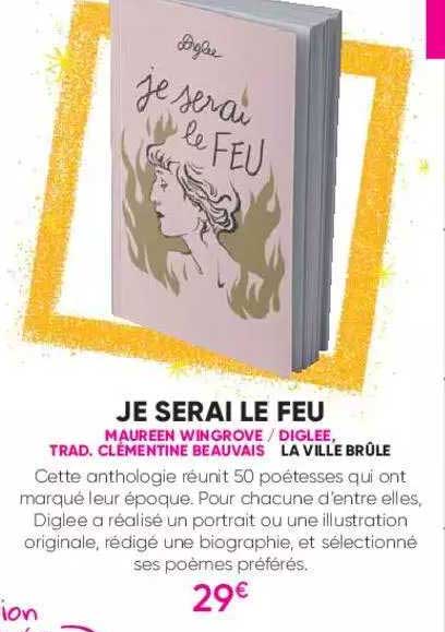 je serai le feu - maureen wingrove - diglee, trad. clémentine beauvais