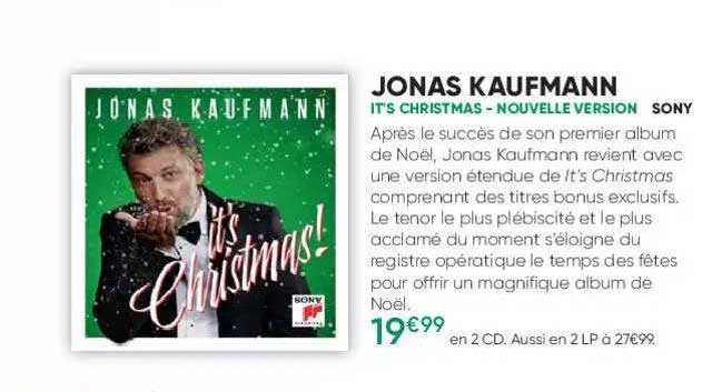 jonas kaufmann - it's christmas