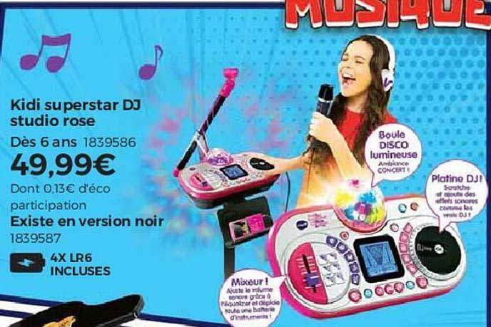 kidi superstar dj studio rose, version noir