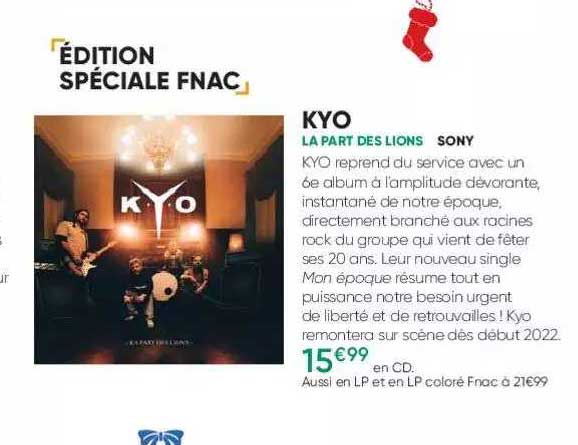 kyo - la part des lions