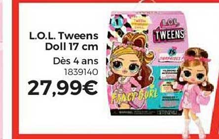 l.o.l tweens doll 17 cm