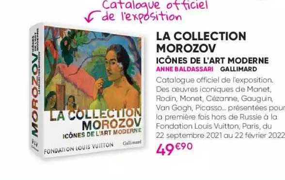la collection morozov icônes de l'art moderne - anne baldassari