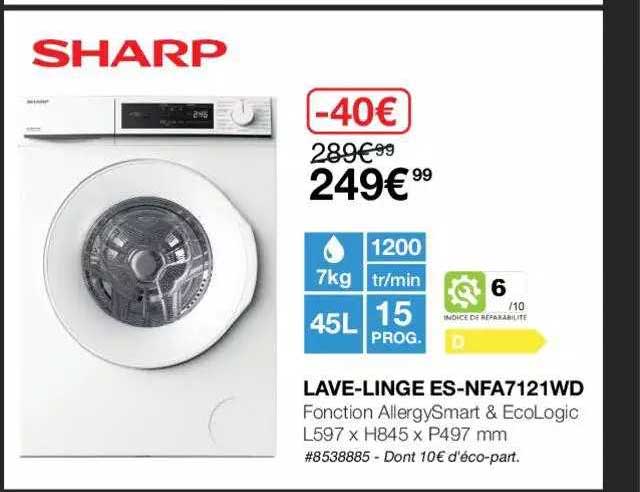 lave-linge sharp