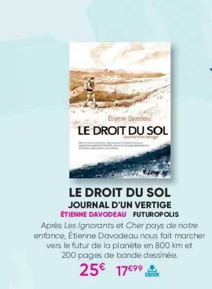 le droit du sol - journal d'un vertige - étienne davodeau