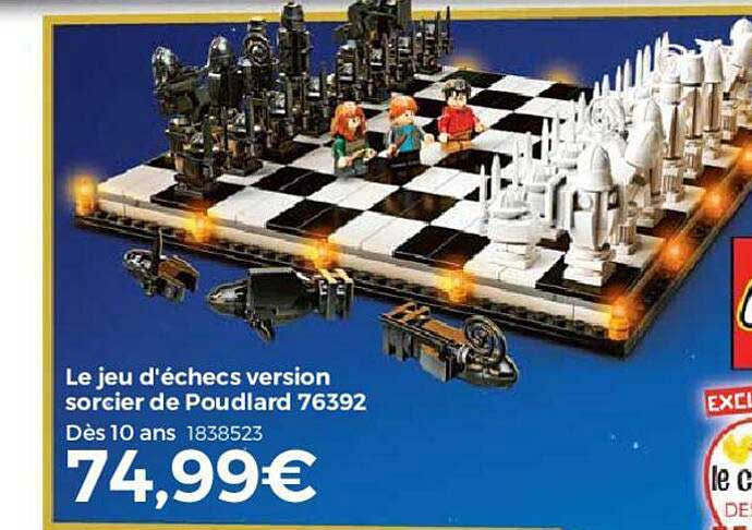 le jeu d'échecs version sorcier de poudlar 76392