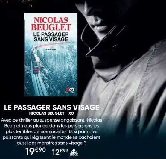 le passager sans visage -nicolas beuglet - xo