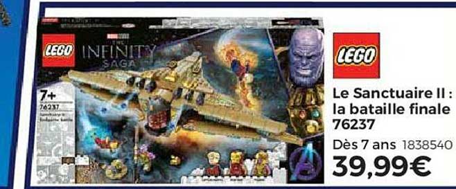 le sanctuaire II : la bataille finale 76237 lego