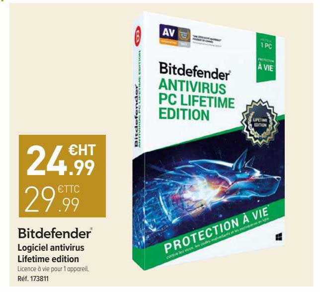 logiciel antivirus lifetime edition bitdefender