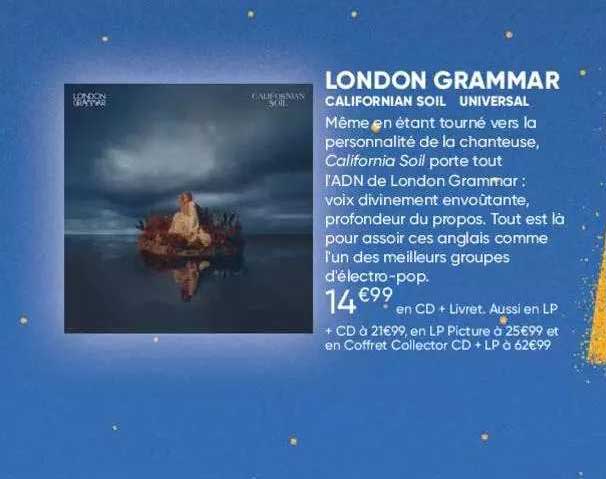 london grammar - californian soil