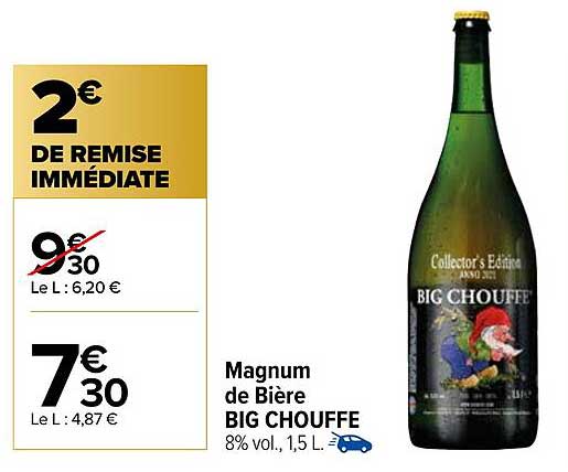 magnum de bière big chouffe