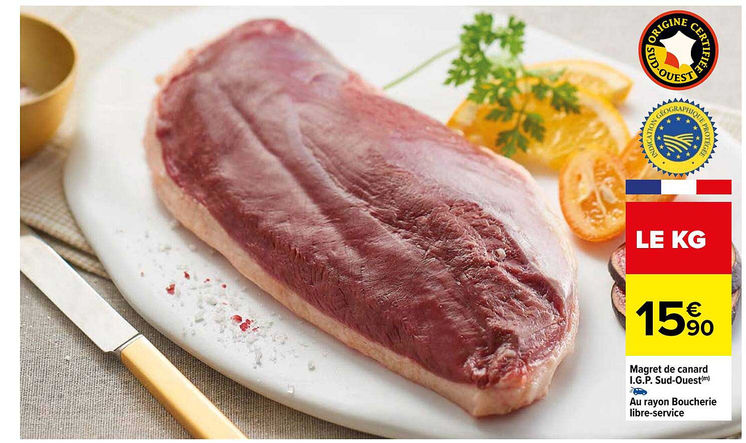 magret de canard i.g.p. sud-ouest