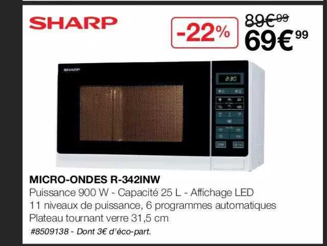 Micro-ondes Sharp