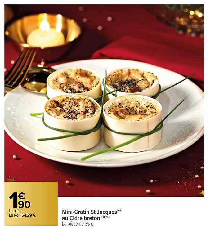 mini-gratin st jacques au cidre breton