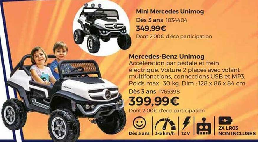 mini mercedes unimog, mercedes-benz unimog