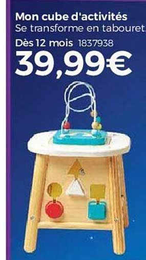 mon cube d'activités