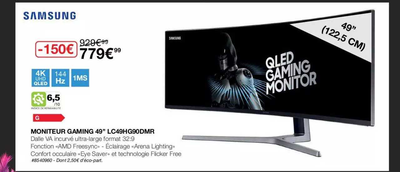 Moniteur Gaming 49" Samsung