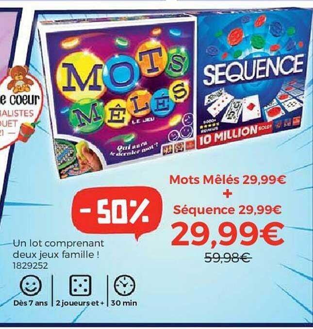 mots mêlés + séquence