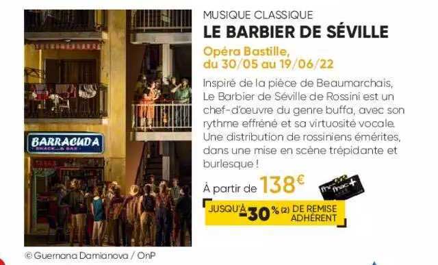 musique classique - le barbier de séville