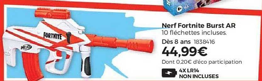 nerf fortnite burst ar