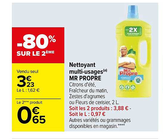 nettoyant multi-usages mr propre