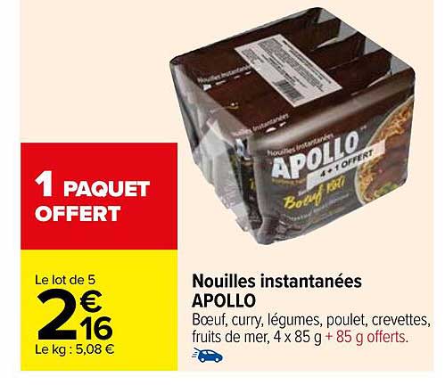 Nouilles Instantanées Apollo