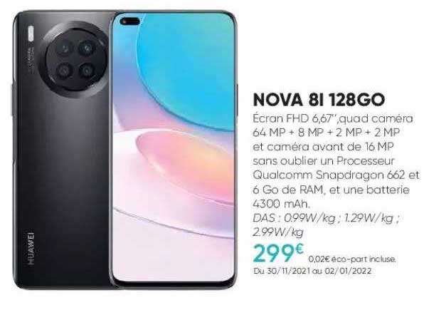 nova 8i 128go huawei