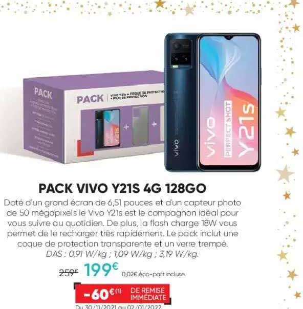 pack vivo y21s 4g 128go