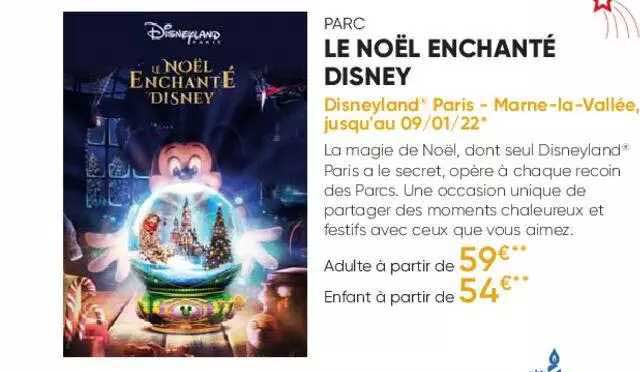 Parc - Le Noël Enchanté Disney