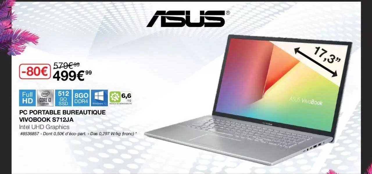 pc portable bureautique vivobook s712ja