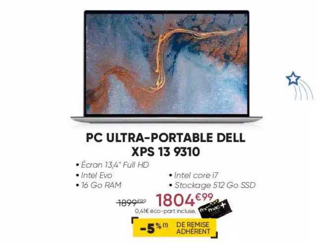 pc ultra-portable dell xps 13 9310