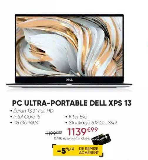 pc ultra-portable dell xps13