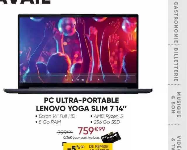 pc ultra-portable lenovo yoga slim 7 14"